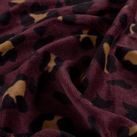 Nicky - Velour - Leo - aubergine